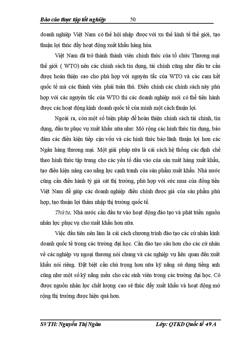 image for page Mở rộng thị trường xuất khẩu hàng may mặc của Công ty TNHH Vinakorea Việt Nam