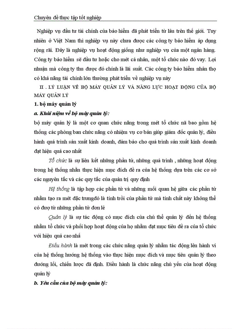 image for page Nâng cao năng lực hoạt động của bộ máy quản lý ở công ty bảo hiểm nhân thọ Thanh Hoá
