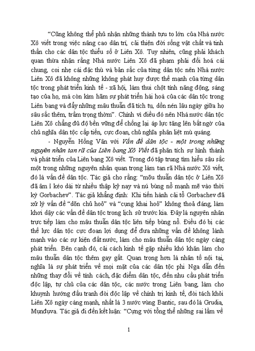 image for page Yếu tố dân tộc trong sự tan rã Nhà nước Liên bang Xô Viết 1