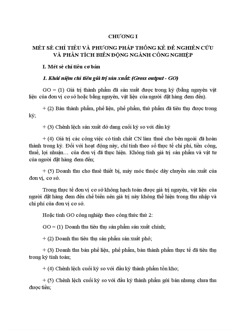 image for page Ứng dụng các chỉ tiêu và phương pháp thống kê để phân tích biến động sản xuất ngành công nghiệp