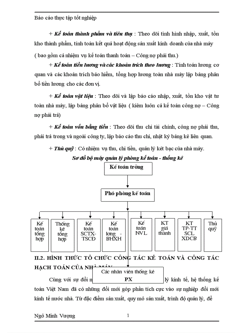 image for page Tình hình chung về công tác kế toán của NM CKGT 1