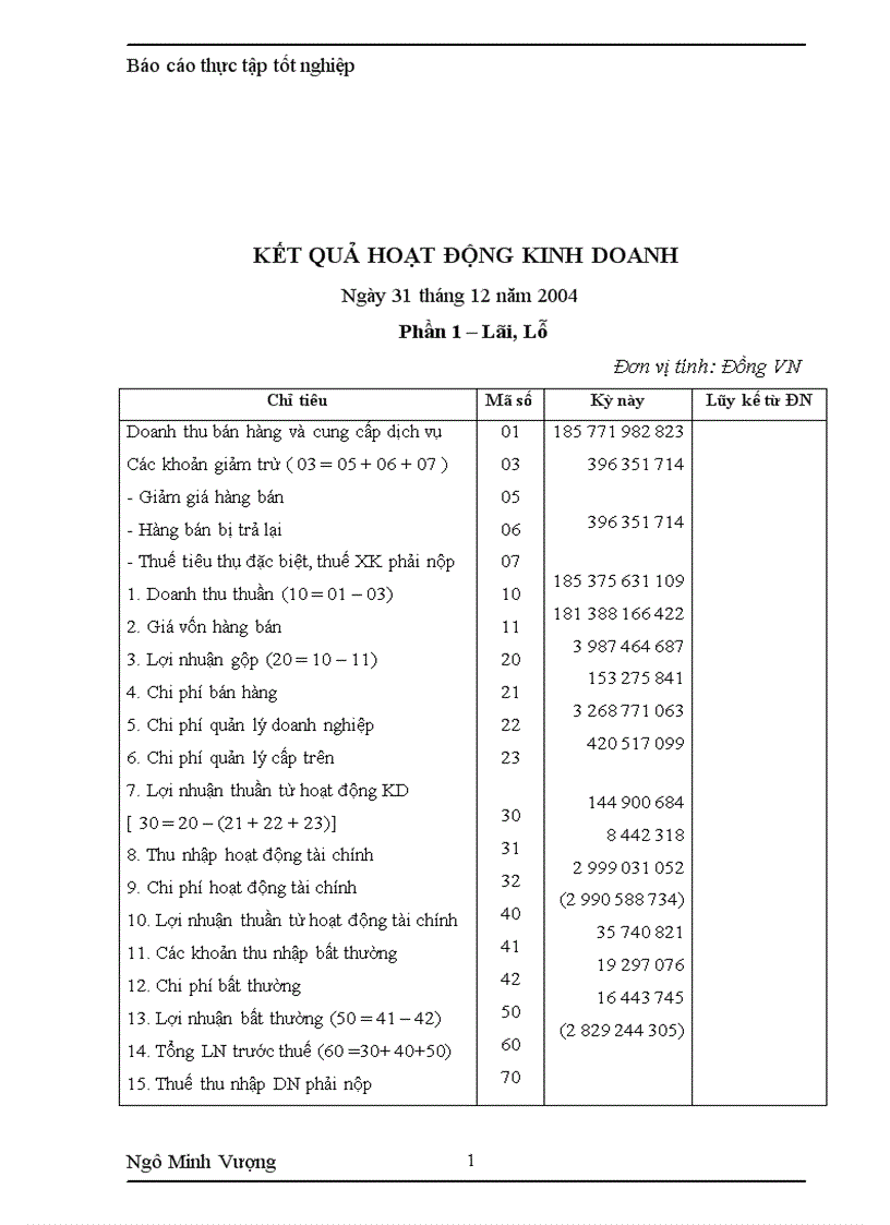 image for page Tình hình chung về công tác kế toán của NM CKGT 1