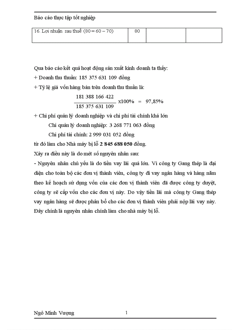 image for page Tình hình chung về công tác kế toán của NM CKGT 1