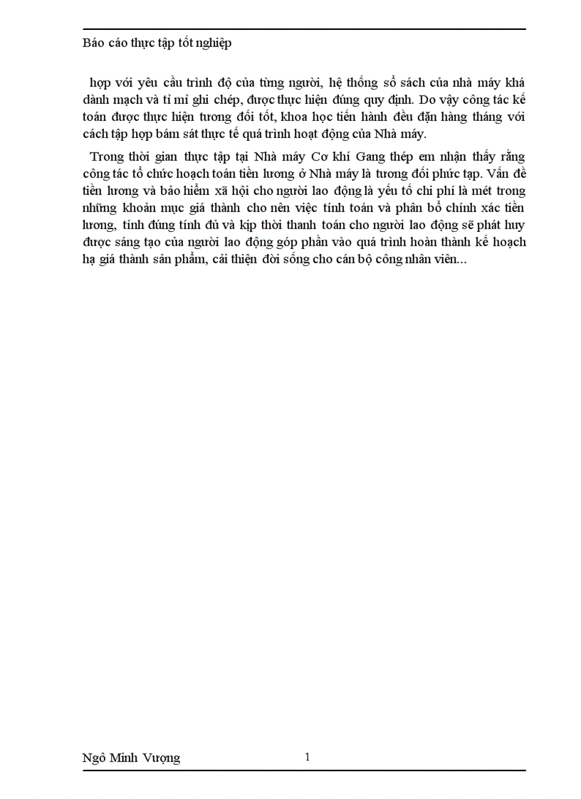 image for page Tình hình chung về công tác kế toán của NM CKGT 1