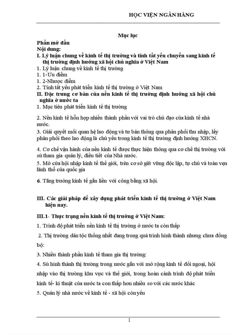 Những giải pháp phát triển kinh tế thị trường định hướng xã hội chủ nghĩa ở Việt Nam 1