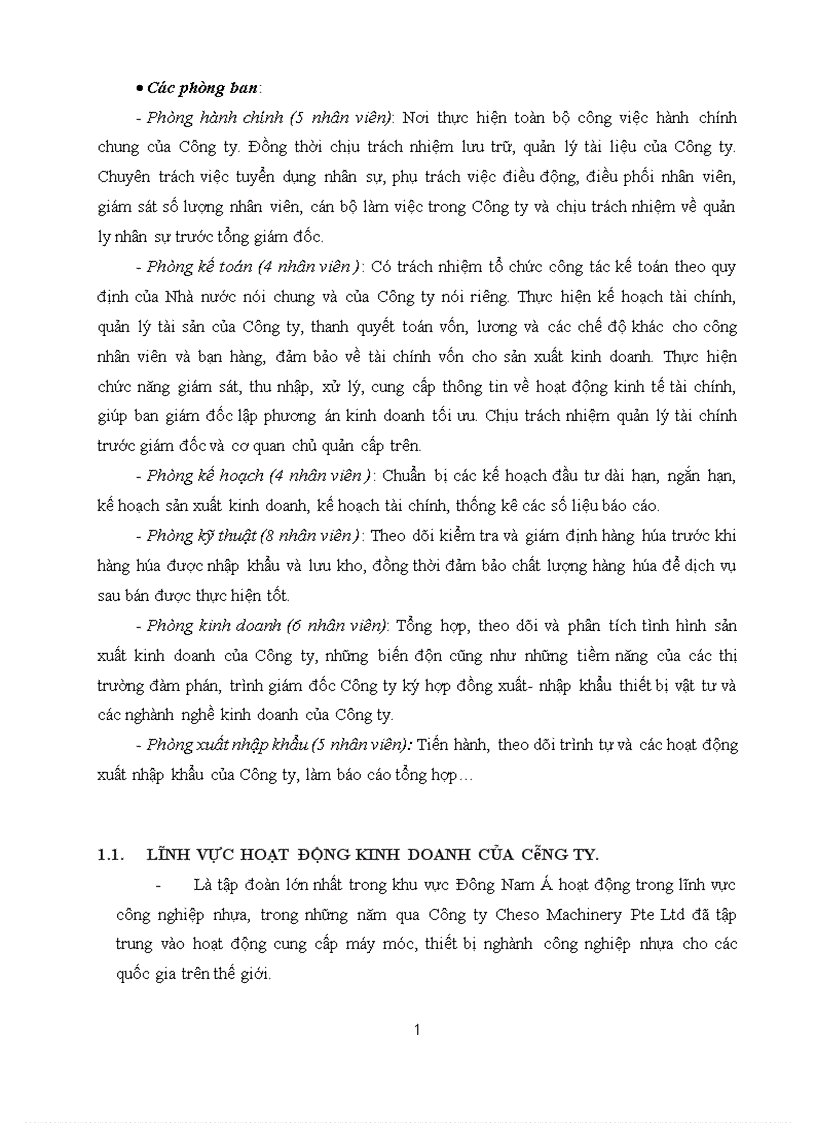 image for page Hoạt động nhập khẩu thiết bị của Công ty Cheso Machinery Pte Ltd
