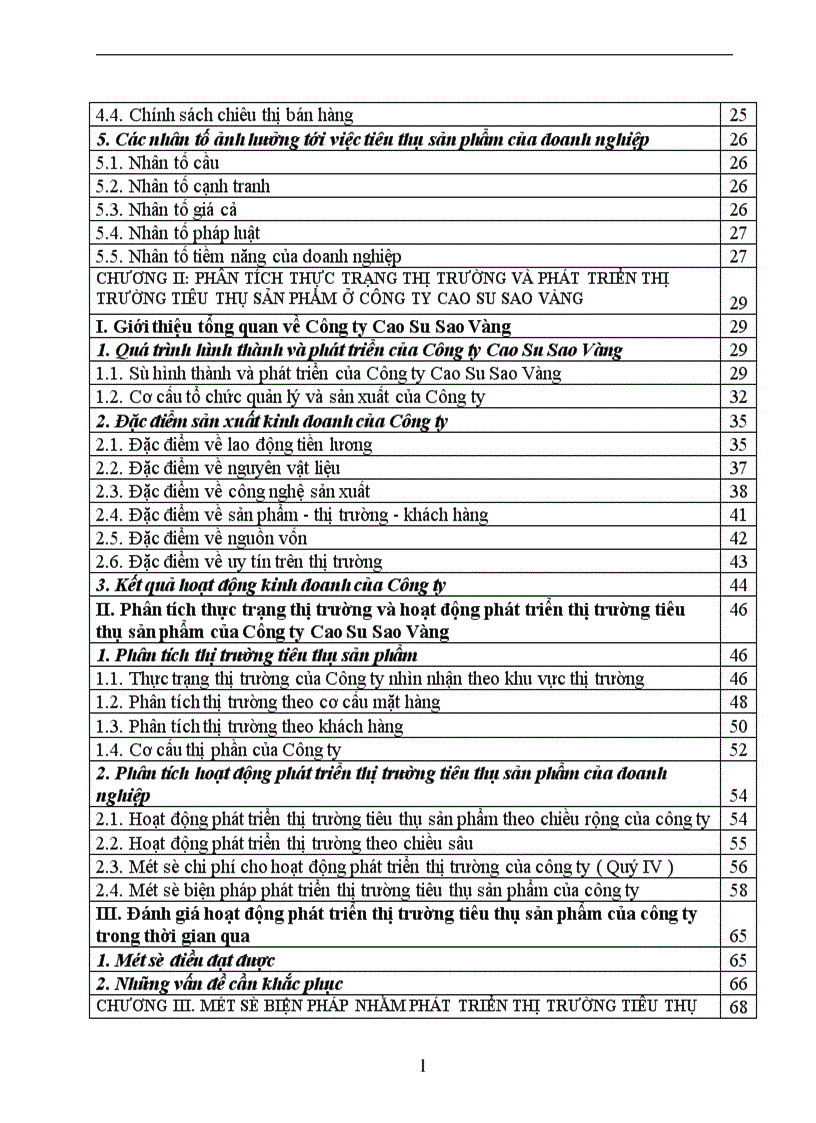 image for page Một số biện pháp nhằm phát triển thị trường tiêu thụ sản phẩm của Công ty Cao Su Sao Vàng