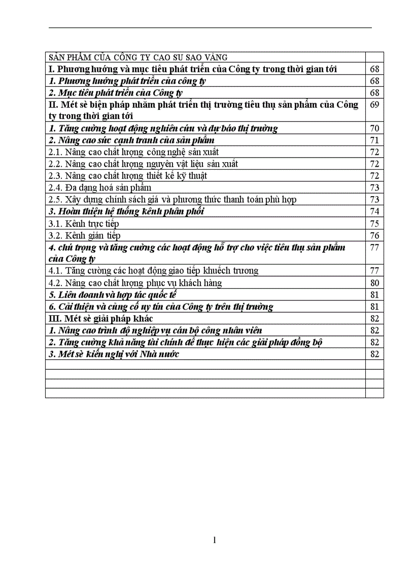 image for page Một số biện pháp nhằm phát triển thị trường tiêu thụ sản phẩm của Công ty Cao Su Sao Vàng