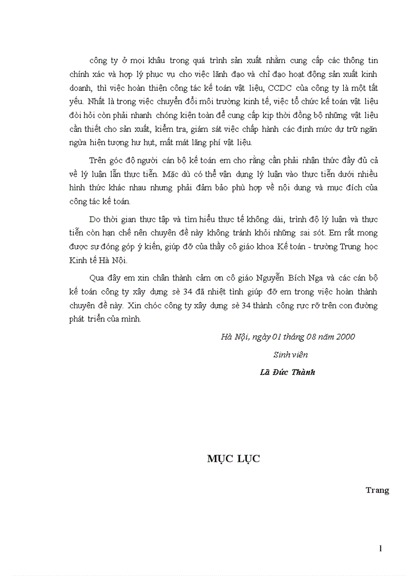 image for page Tổ chức công tác kế toán nguyên vật liệu công cụ dụng cụ ở công ty xây dựng số 34 1