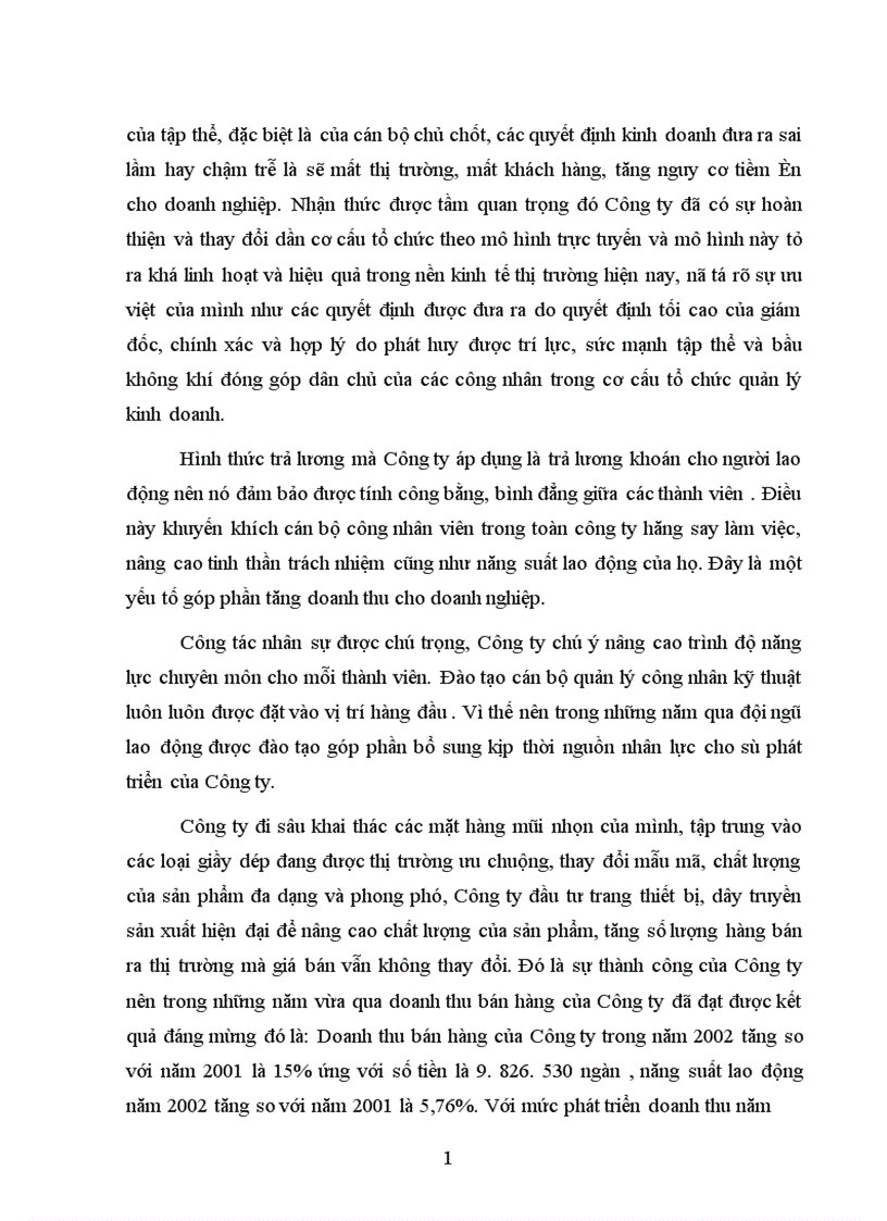 image for page Phân tích tình hình thực hiện doanh thu bán hàng tại Công ty giầy Thuỵ Khuê