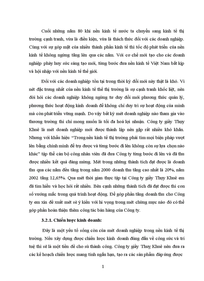 image for page Phân tích tình hình thực hiện doanh thu bán hàng tại Công ty giầy Thuỵ Khuê