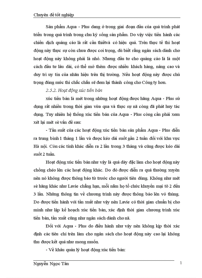 image for page Hoàn thiện giải pháp marketing hỗn hợp nhằm phát triển thị trường nước khoáng của công ty TNHH Sana