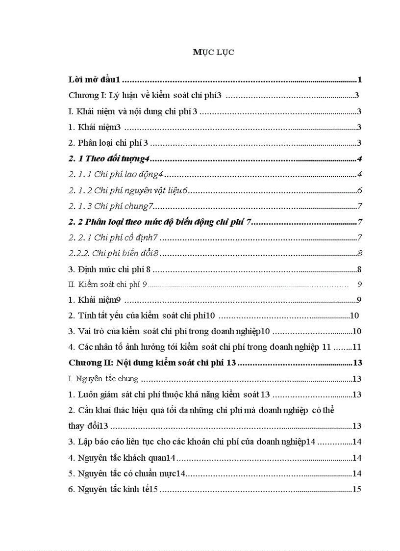 image for page Kiểm soát chi phí trong doanh nghiệp