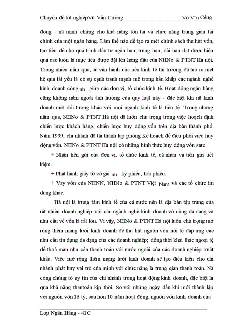 image for page Giải pháp nâng cao chất lượng tín dụng trung và dài hạn tại ngân hàng nông nghiệp và phát triển nông thôn Hà Nội 1