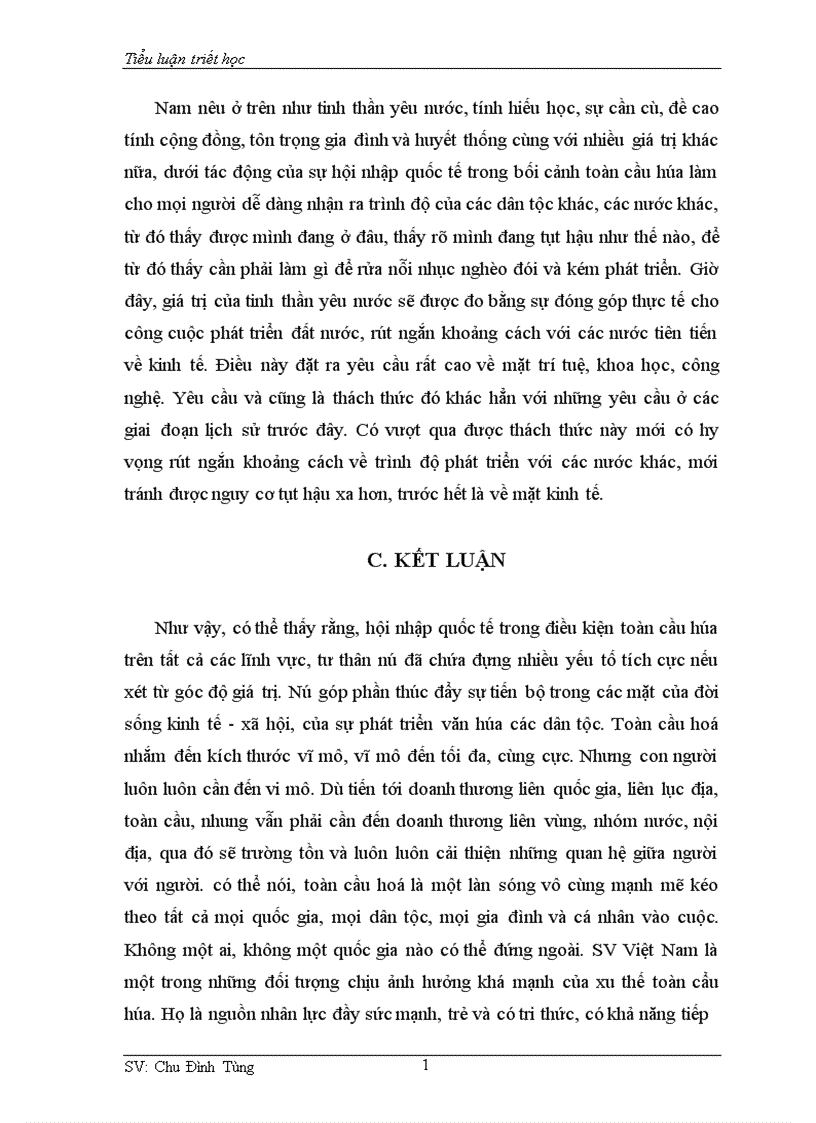 image for page Tiểu luận triết học 1