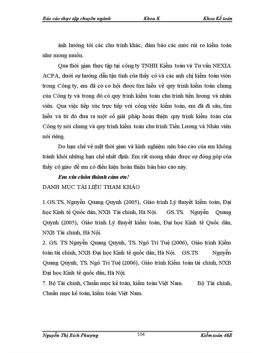 image for page Hoàn thiện quy trình kiểm toán chu trình tiền lương và nhân viên do công ty TNHH Kiểm toán và Tư vấn NEXIA ACPA thực hiện 1