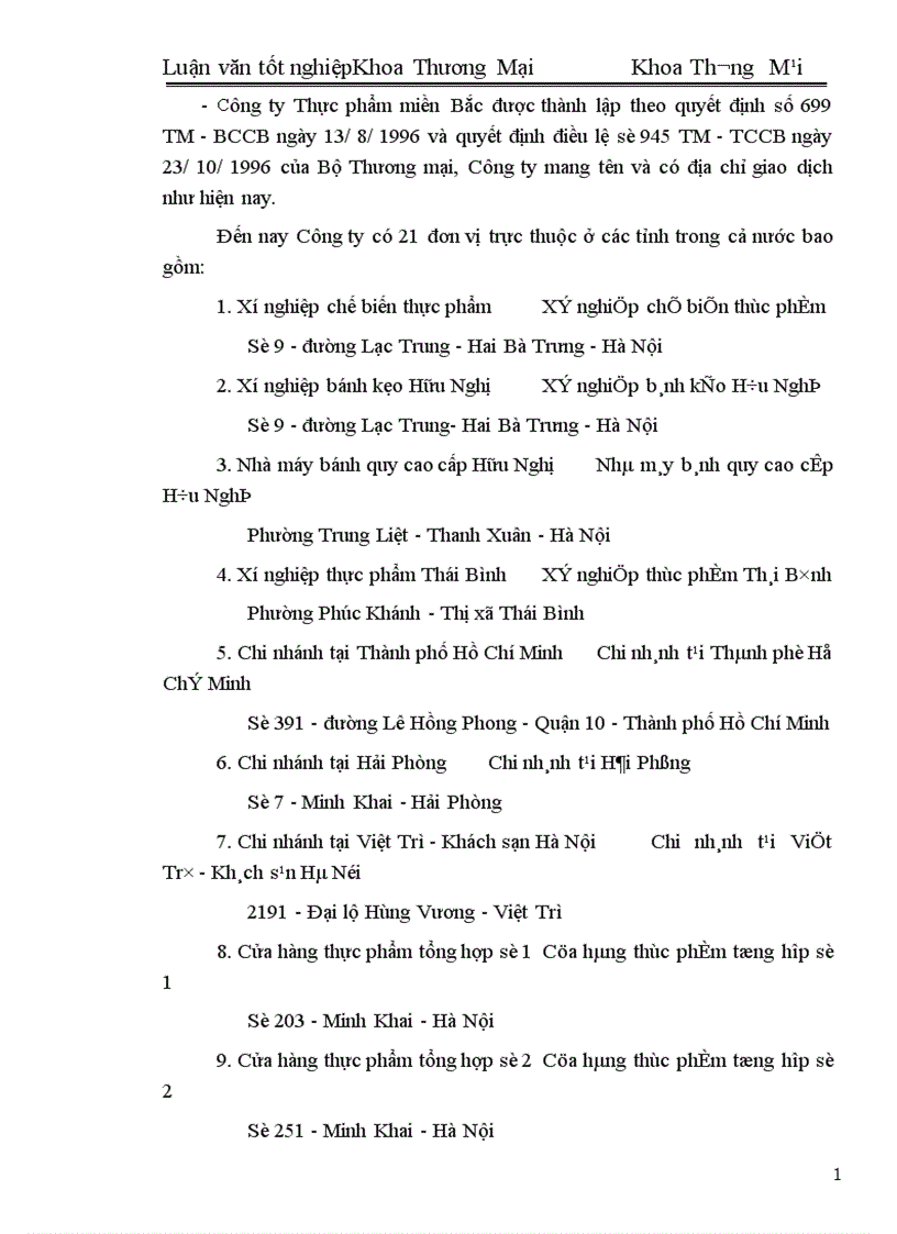 image for page Một số biện pháp đẩy mạnh hoạt động tiêu thụ sản phẩm ở công ty thực phẩm miền Bắc 1
