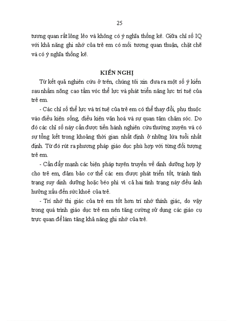 image for page Nghiên cứu một số chỉ số thể lực và trí tuệ của trẻ em lứa tuổi mầm non tại một số xã huyện Kiến Xương tỉnh Thái Bình 1