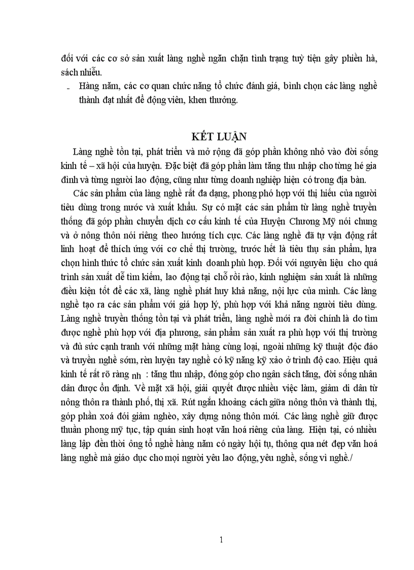 image for page Phát triển làng nghề truyền thống ở huyện Chương Mỹ Hà Tây Thực trạng và giải pháp