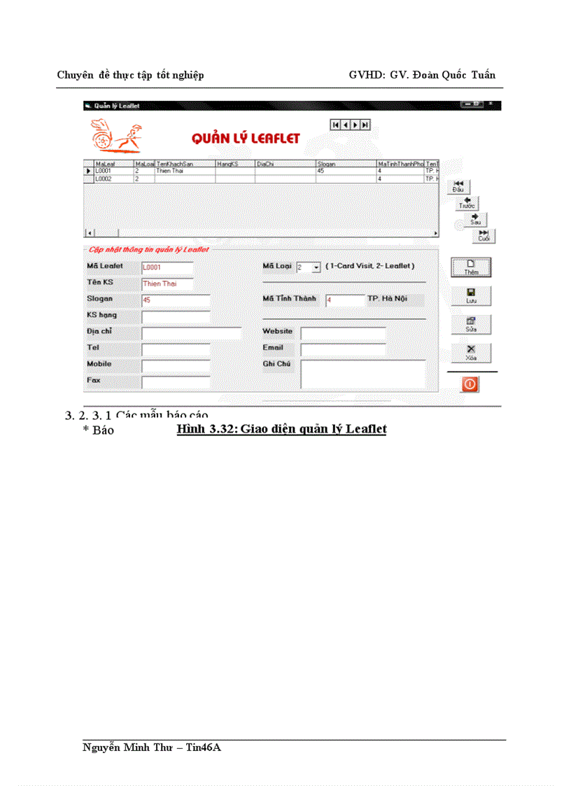 image for page Phân tích thiết kế hệ thống thông tin quản lý Card Visit Leaflet