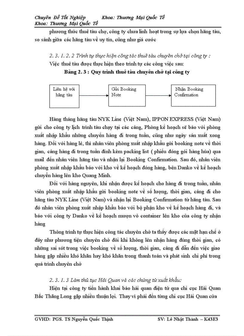 image for page Quản trị quy trình giao hàng cáp quang xuất khẩu bằng đường biển sang thị trường Thái Lan của công ty TNHH Volex