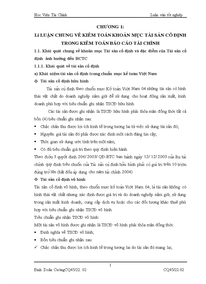 image for page Hoàn thiện kiểm toán khoản mục Tài sản cố định trong kiểm toán Báo cáo tài chính do Công ty TNHH Kiểm toán và tư vấn A C Chi nhánh Hà Nội thực hiện