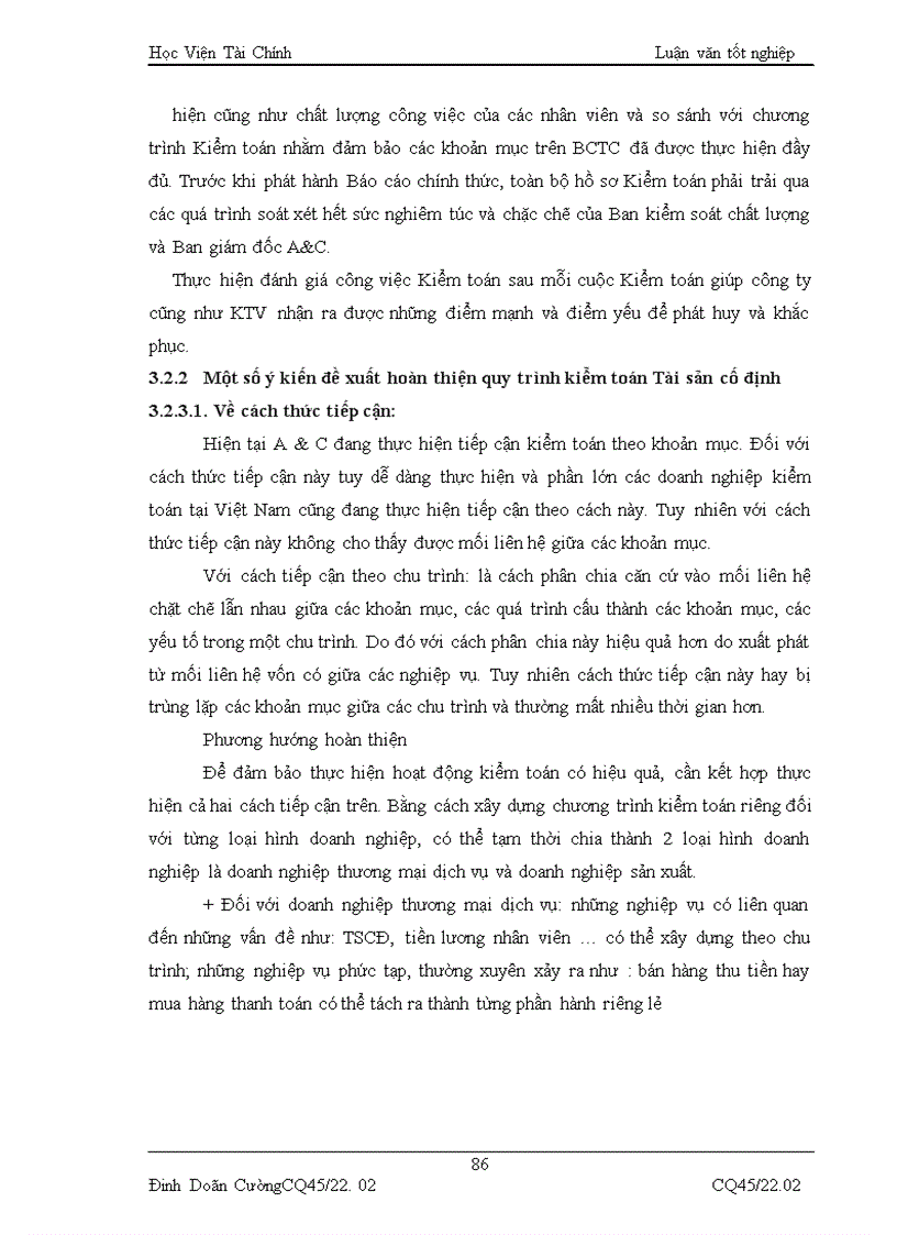 image for page Hoàn thiện kiểm toán khoản mục Tài sản cố định trong kiểm toán Báo cáo tài chính do Công ty TNHH Kiểm toán và tư vấn A C Chi nhánh Hà Nội thực hiện