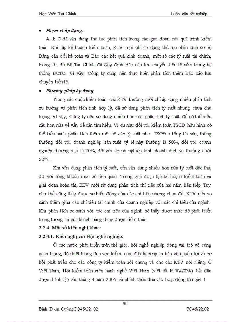 image for page Hoàn thiện kiểm toán khoản mục Tài sản cố định trong kiểm toán Báo cáo tài chính do Công ty TNHH Kiểm toán và tư vấn A C Chi nhánh Hà Nội thực hiện