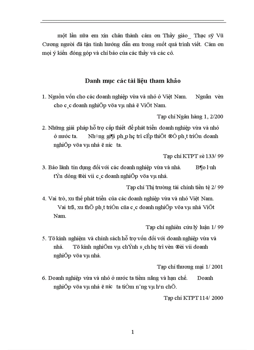 image for page Một số giải pháp huy động vốn nhằm thúc đẩy sự phát triển của các doanh nghiệp vừa và nhỏ ở Việt Nam trong giai đoạn tới 2001 2005
