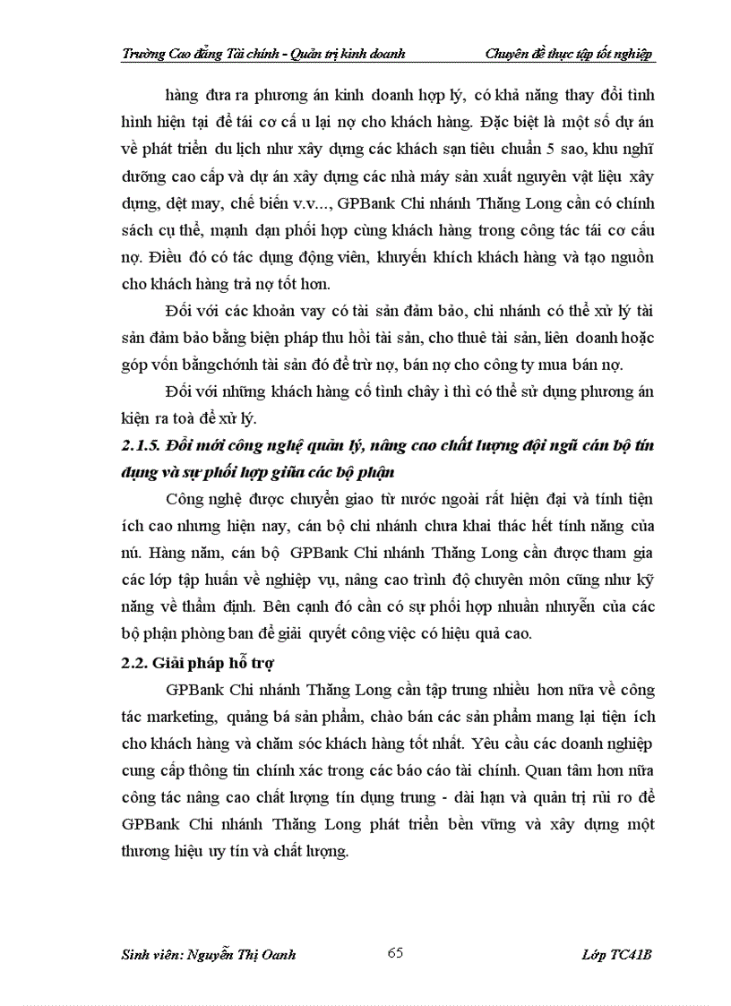image for page Thực trạng và giải pháp nâng cao chất lượng tín dụng trung dài hạn tại NH TMCP Dầu Khí Toàn Cầu Chi nhánh Thăng Long