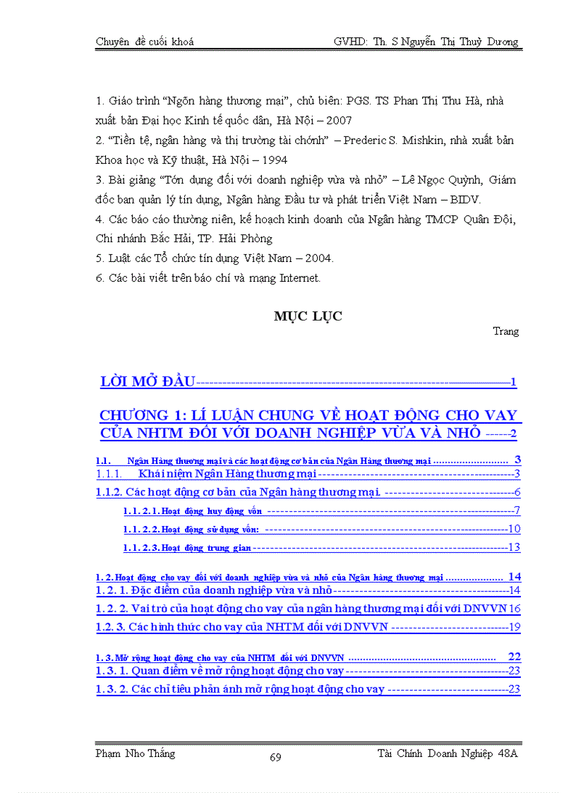 image for page Mở rộng hoạt động cho vay đối với các doanh nghiệp vừa và nhỏ tại Ngân hàng TMCP Quân Đội Chi nhánh Bắc Hải TP Hải Phòng 1