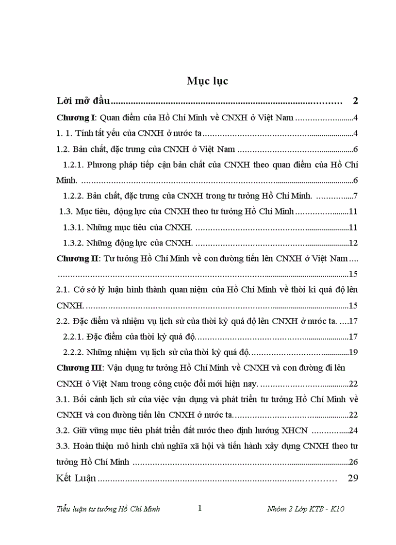 image for page Quan điểm về những đặc trưng bản chất về bước đi và biện pháp xây dựng CNXH của Hồ Chí Minh Sự vận dụng của ĐCS Việt Nam vào công cuộc đổi mới hiện nay
