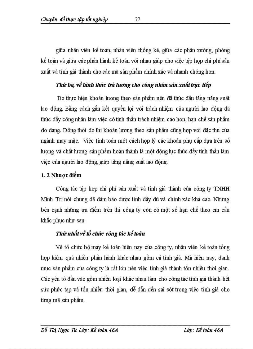 image for page Hoàn thiện hạch toán chi phí sản xuất và tính giá thành sản phẩm tại công ty TNHH Minh Trí