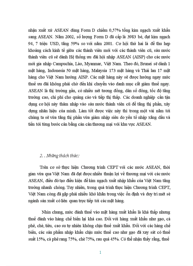 image for page Nội dung của chương trình CEPT