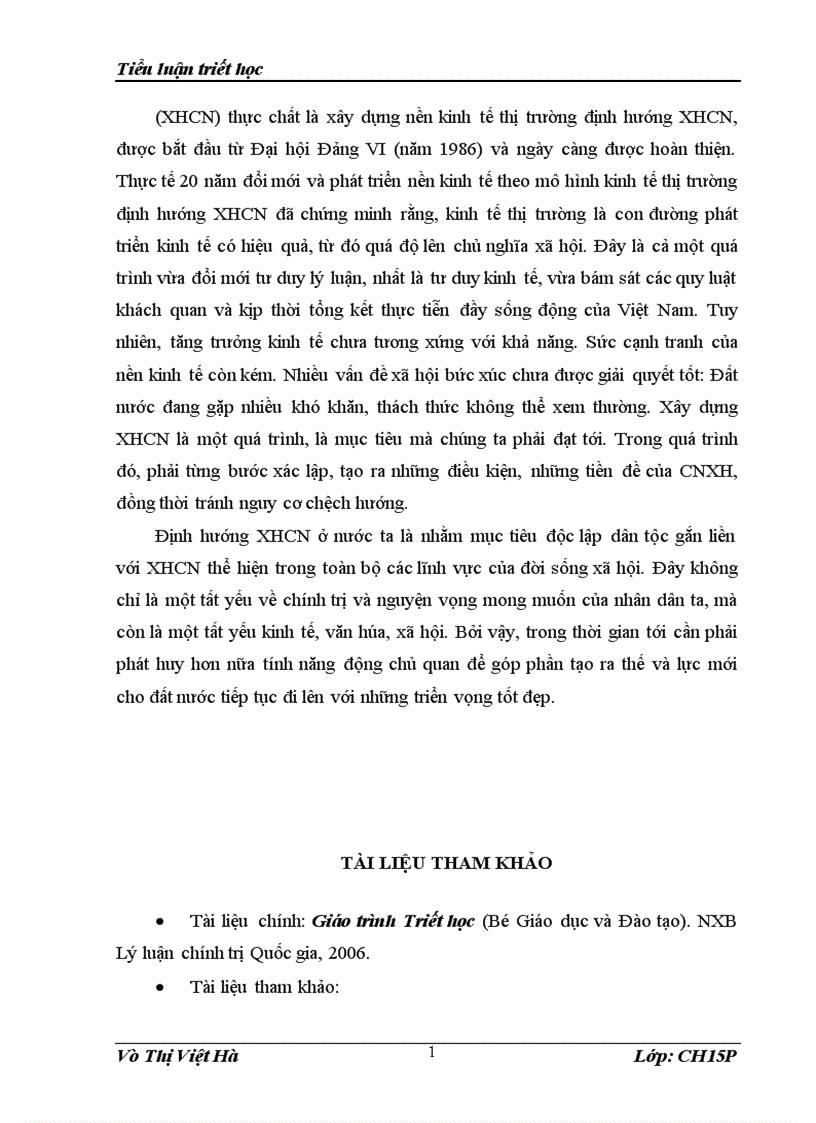 image for page Sự cần thiết phải phát huy tính năng động chủ quan trong quá trính xây dựng và phát triển nền kinh tế thị trường định hướng x hội chủ nghĩa ở nước ta hiện nay