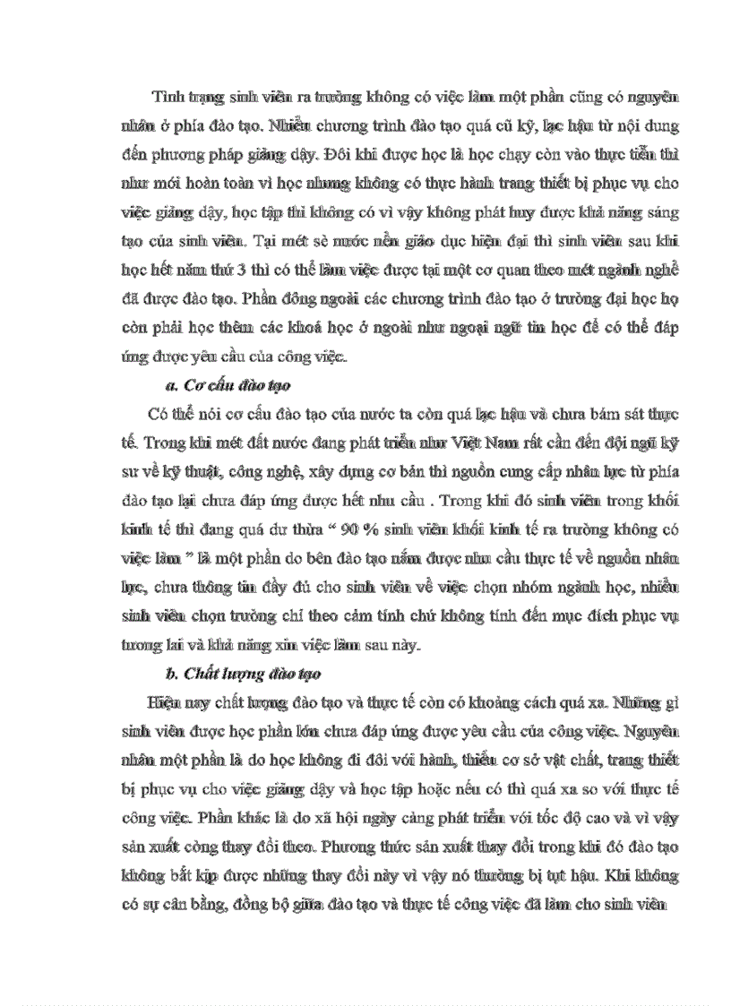 image for page Vận dụng quan điểm toàn diện của triết học Mác Lê Nin để giải thích nguyên nhân của vấn đề thất nghiệp của sinh viên sau khi ra trường