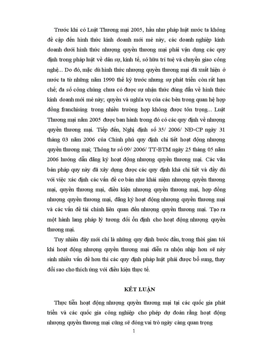 image for page thực tiễn của hoạt động nhượng quyền thương mại trên thế giới và việt nam