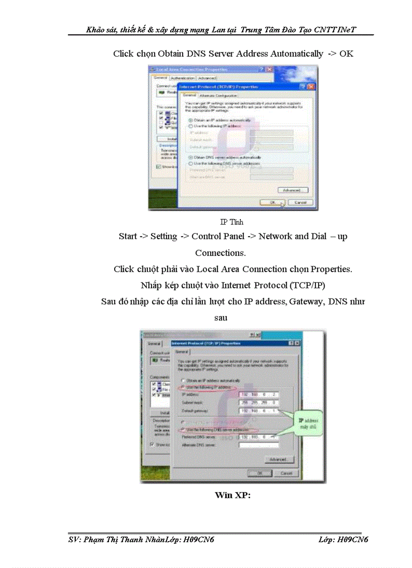 image for page Khảo sát thiết kế xây dựng mạng Lan tại Trung Tâm Đào Tạo CNTT INeT