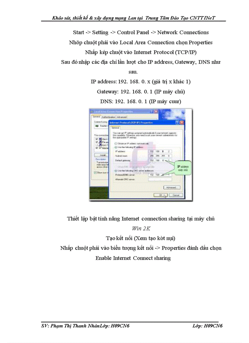 image for page Khảo sát thiết kế xây dựng mạng Lan tại Trung Tâm Đào Tạo CNTT INeT