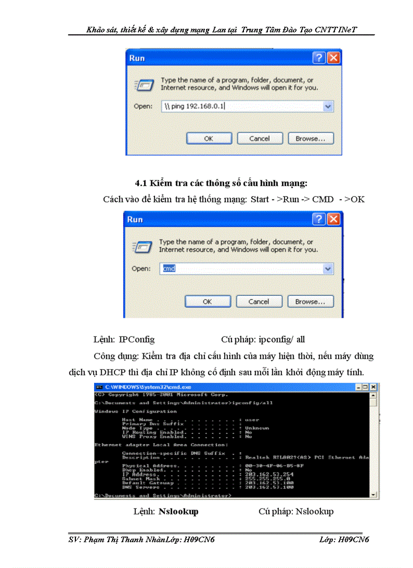 image for page Khảo sát thiết kế xây dựng mạng Lan tại Trung Tâm Đào Tạo CNTT INeT