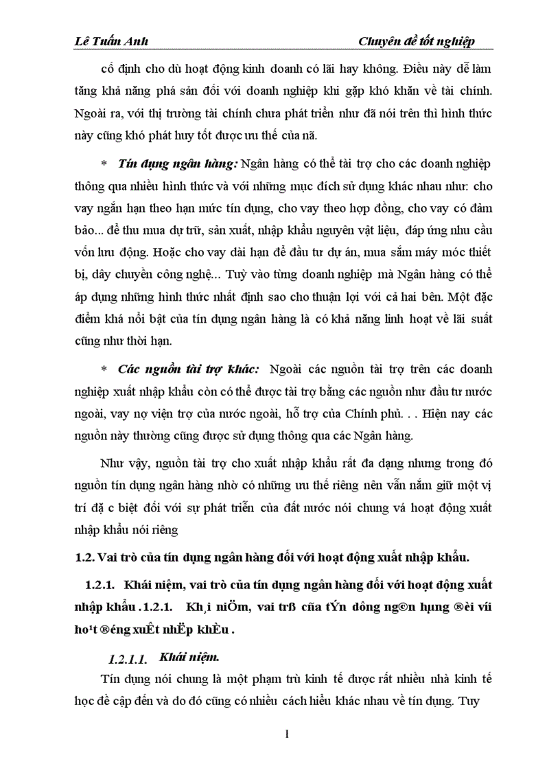 image for page Vai trò của tín dụng ngân hàng đối với hoạt động xuất nhập khẩu