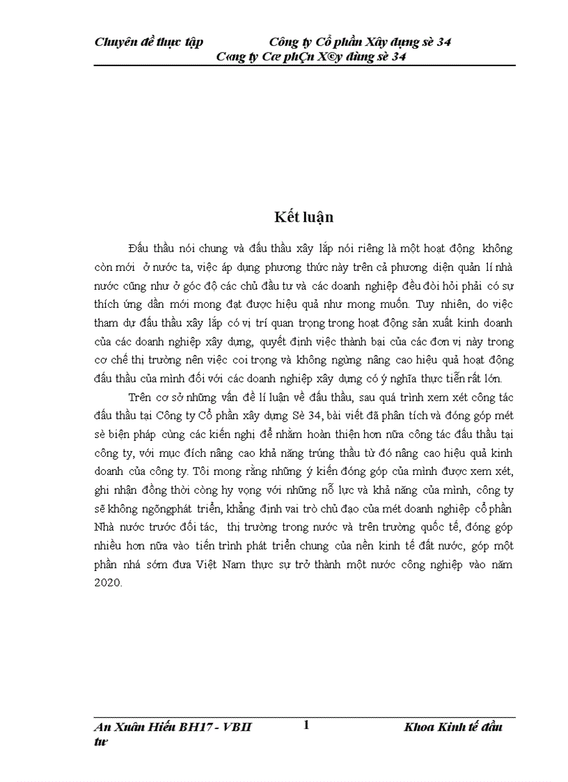 image for page Nâng cao khả năng cạnh tranh trong đấu thầu xây dựng tại công ty cổ phần xây dựng số 34