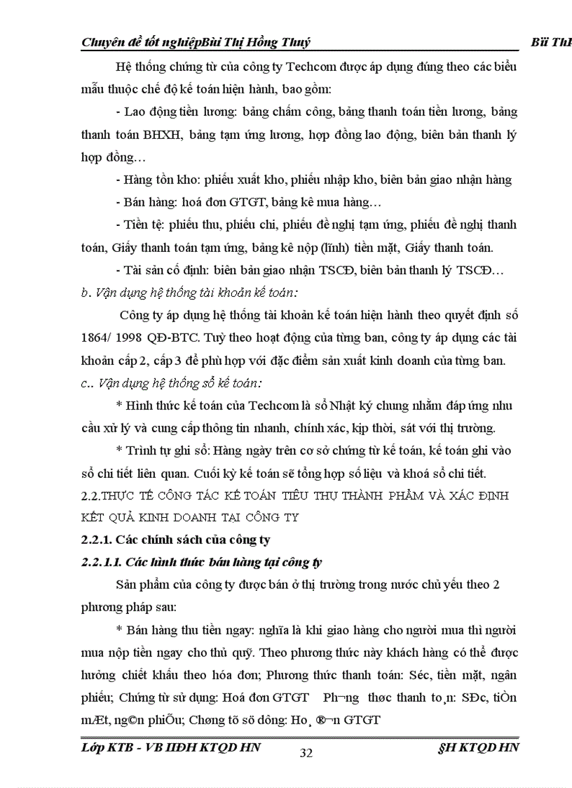 image for page Hoàn thiện hạch toán tiêu thụ thành phẩm và xác định kết quả kinh doanh 1