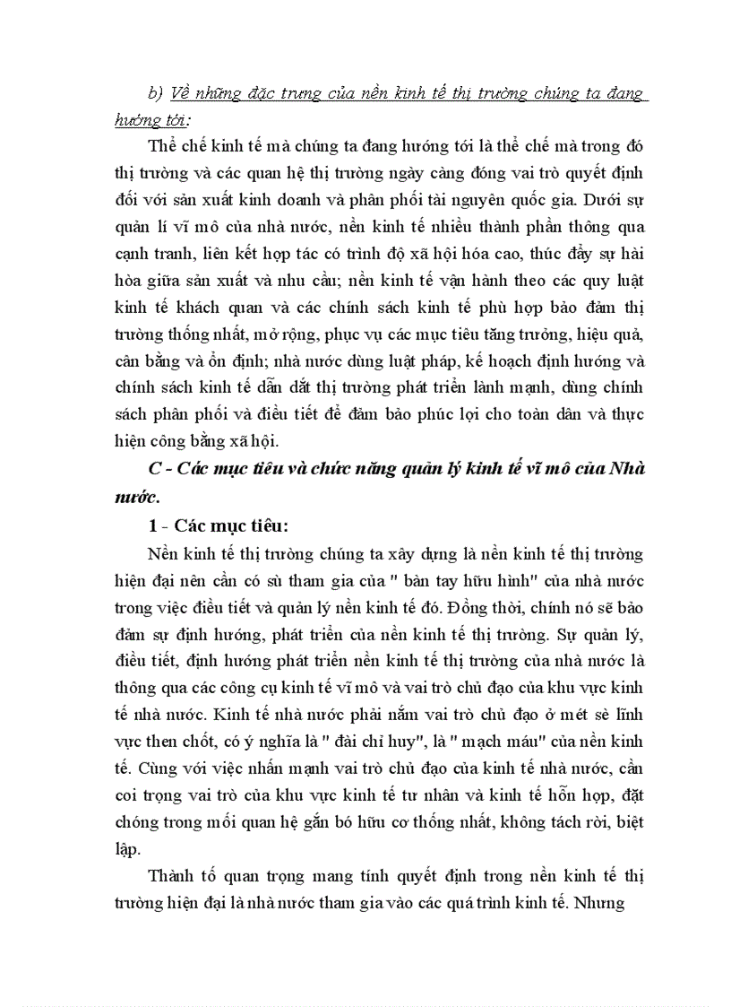 image for page Vai trò kinh tế của nhà nước trong nền kinh tế thị trường định hướng XHCN ở nước ta hiện nay 1