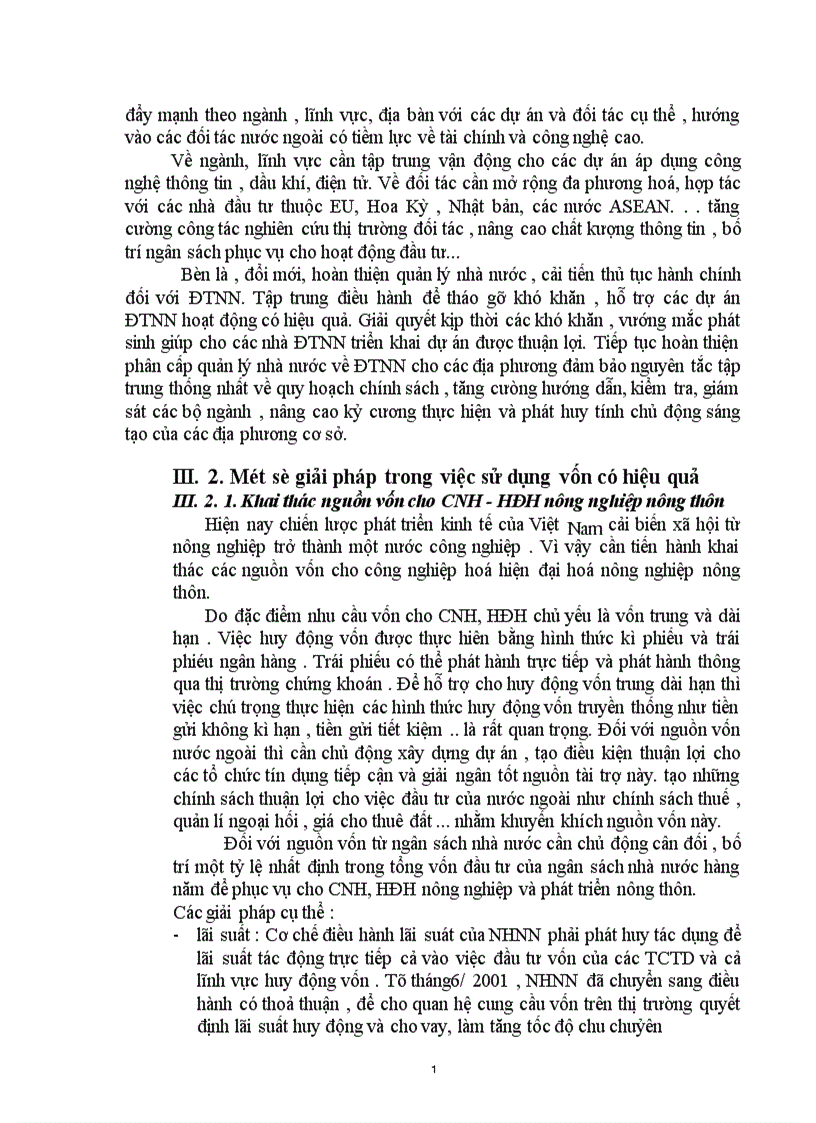 image for page Huy động vốn và sử dụng vốn có hiệu quả trong quá trình công nghiệp hoá hiện đại hoá đất nước