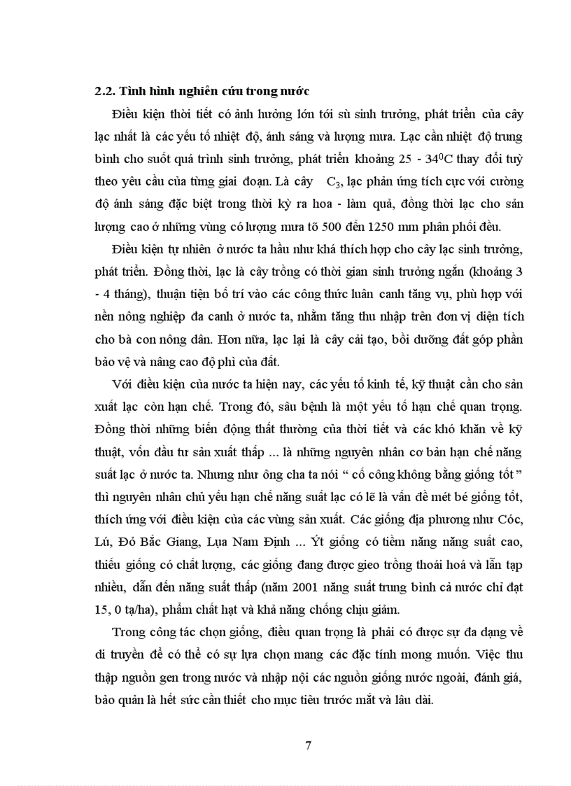 image for page So sánh một số giống lạc trong điều kiện vụ thu 2002 trên đất Gia Lâm Hà Nội