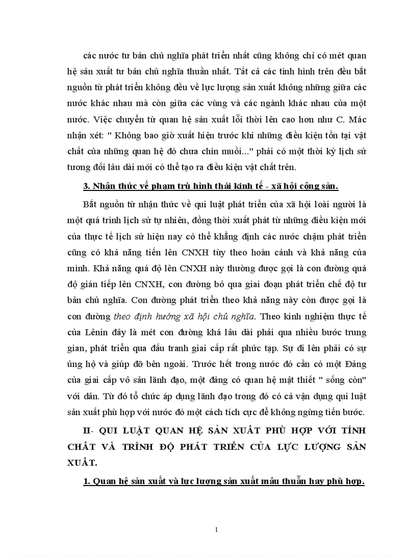 image for page Quan hệ biện chứng giữa lực lượng sản xuất và quan hệ sản xuất Sự vận dụng của Đảng ta trong đường lối đổi mới ở Việt Nam 1