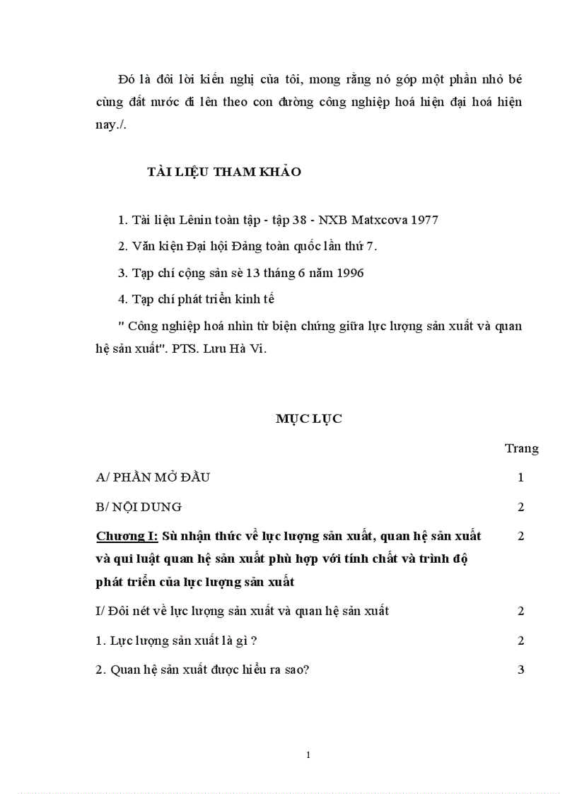 image for page Quan hệ biện chứng giữa lực lượng sản xuất và quan hệ sản xuất Sự vận dụng của Đảng ta trong đường lối đổi mới ở Việt Nam 1