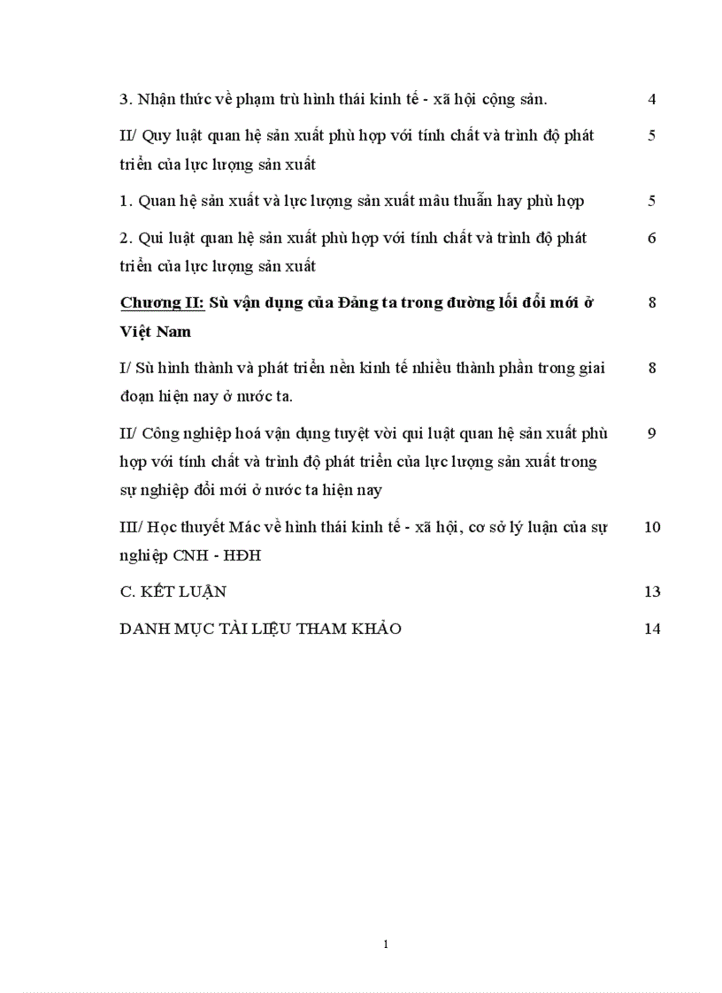 image for page Quan hệ biện chứng giữa lực lượng sản xuất và quan hệ sản xuất Sự vận dụng của Đảng ta trong đường lối đổi mới ở Việt Nam 1