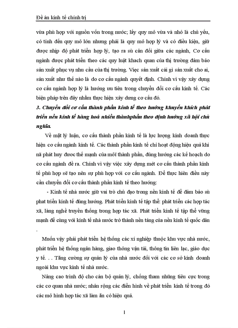 image for page Chuyển đổi cơ cấu kinh tế trong tiến trình CNH HĐH ở nước ta hiện nay